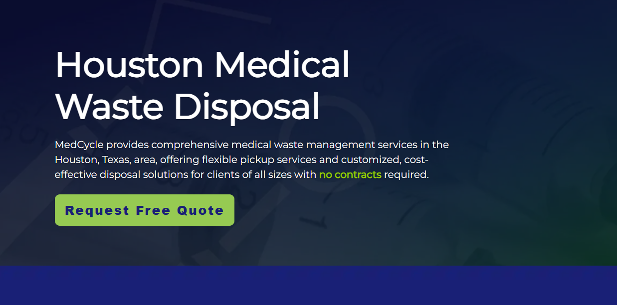 Cover Medical Waste Disposal 